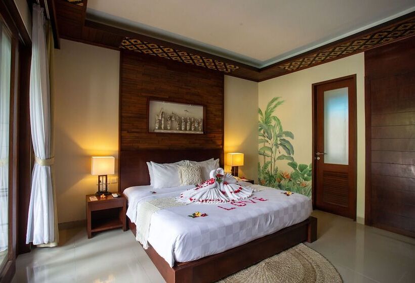 Номер Deluxe Вид на Бассейн, Awatara Boutique Resort Ubud
