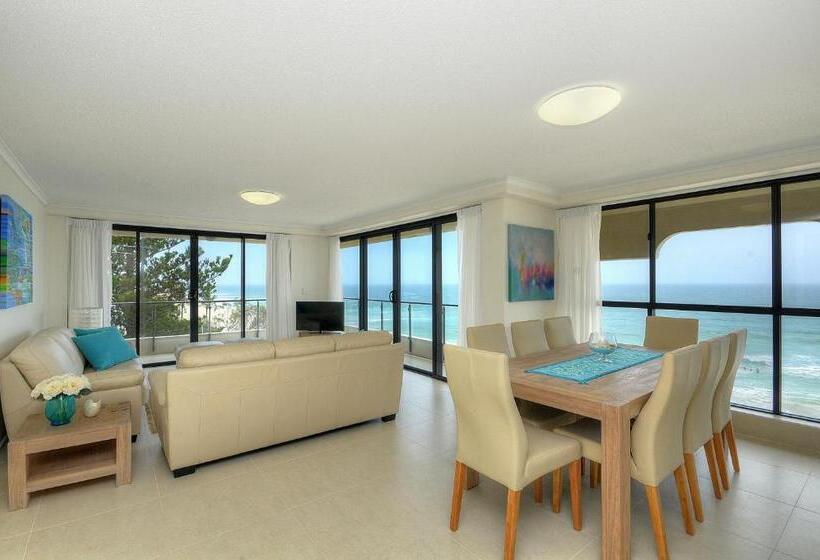 침실 3개 아파트, Spindrift On The Beach   Absolute Beachfront