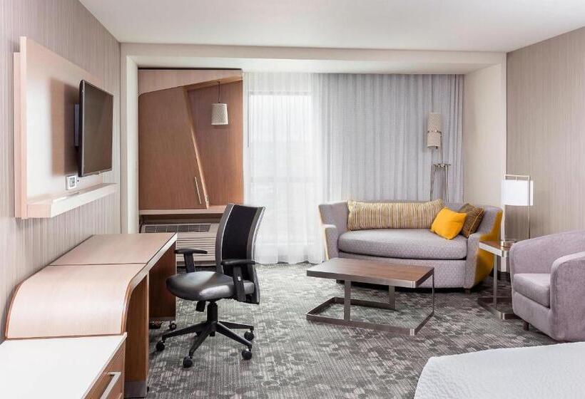 장애인을 위한 킹사이즈 침대 스탠다드 룸, Courtyard By Marriott Bismarck North