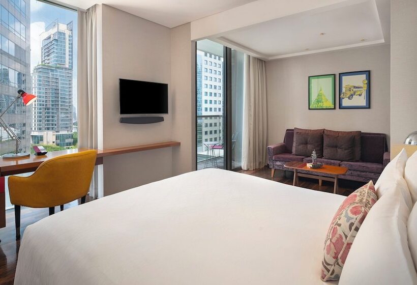 Quarto Premium Vista Cidade, Indigo Bangkok Wireless Road, An Ihg