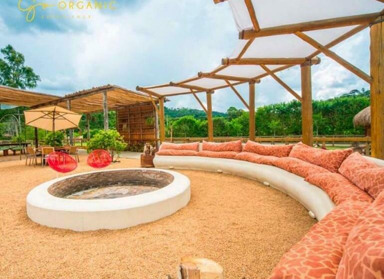 带河湖景观的套房, Go Organic Club   Santo Antônio Do Pinhal Sp, Brasil