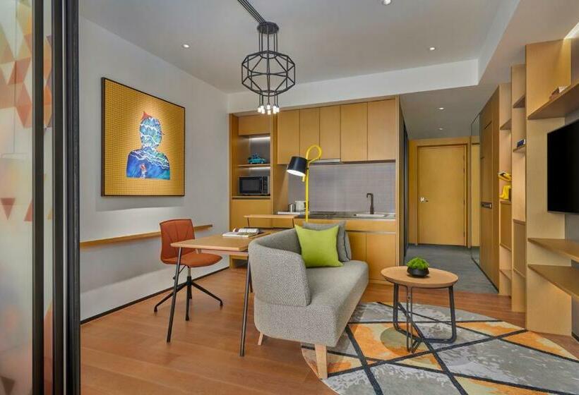 اتاق استاندارد با تخت بزرگ, Artyzen Habitat Lingang Shanghai