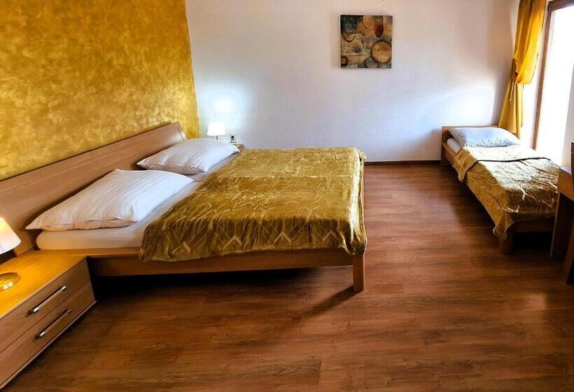 اتاق سه‌نفرۀ استاندارد با سرویس بهداشتی بیرون از اتاق, Penzión Villa Agnes