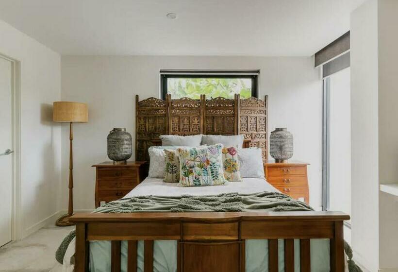 디럭스 룸 가든 전망, Bayside Boutique Retreat  Black Rock, Melbourne