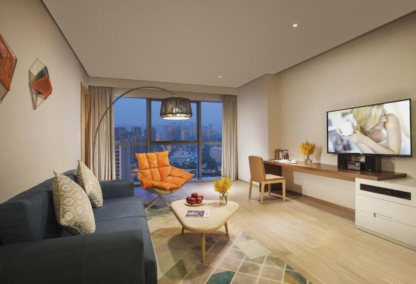 Апартаменты Премиум 1 Спальня, Citadines Intime City Hangzhou