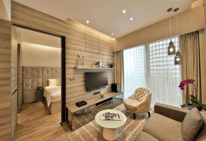 آپارتمان لوکس 1 خوابه, Pan Pacific Serviced Suites Beach Road, Singapore