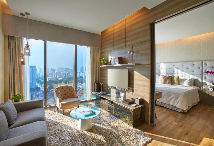 آپارتمان اجرایی 1 خوابه, Pan Pacific Serviced Suites Beach Road, Singapore