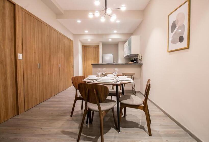 １ベッドルームアパートメント, Capitalia   Apartments   Reforma Centro
