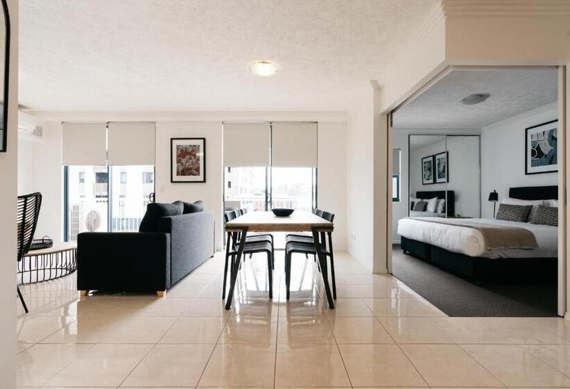 침실 2개 아파트, Gabba Central Apartments