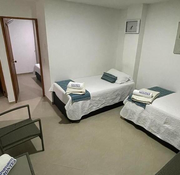 آپارتمان 2 خوابه, Apartahotel Montes Medellin