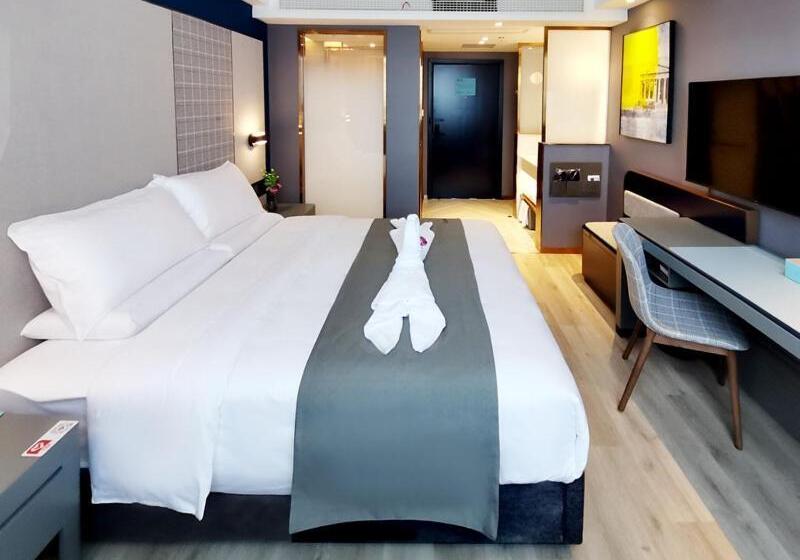 Номер Deluxe, Lanou Hotel Taocheng Hengshui Middle School