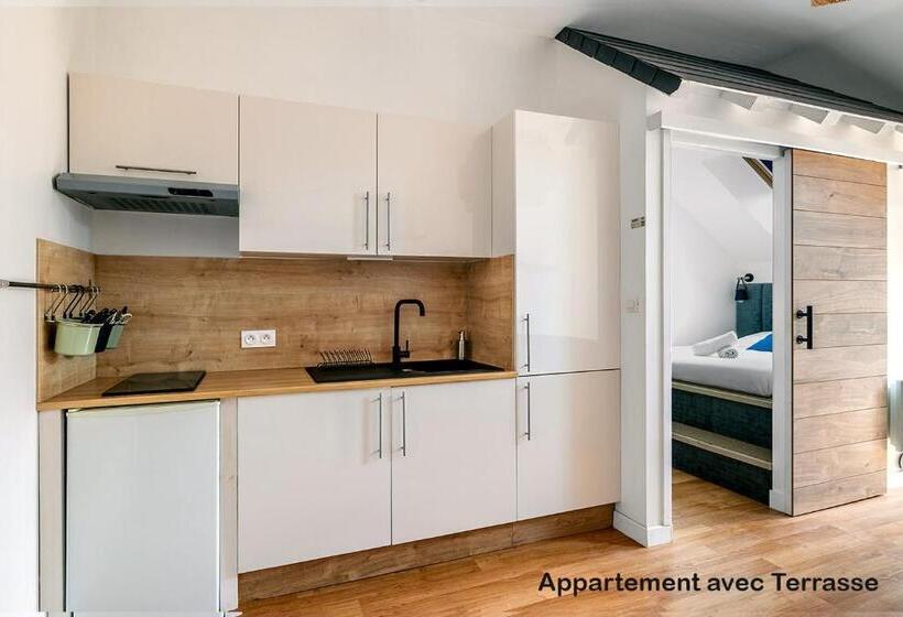 آپارتمان 1 خوابه با تراس, Maya Appartements & Suites