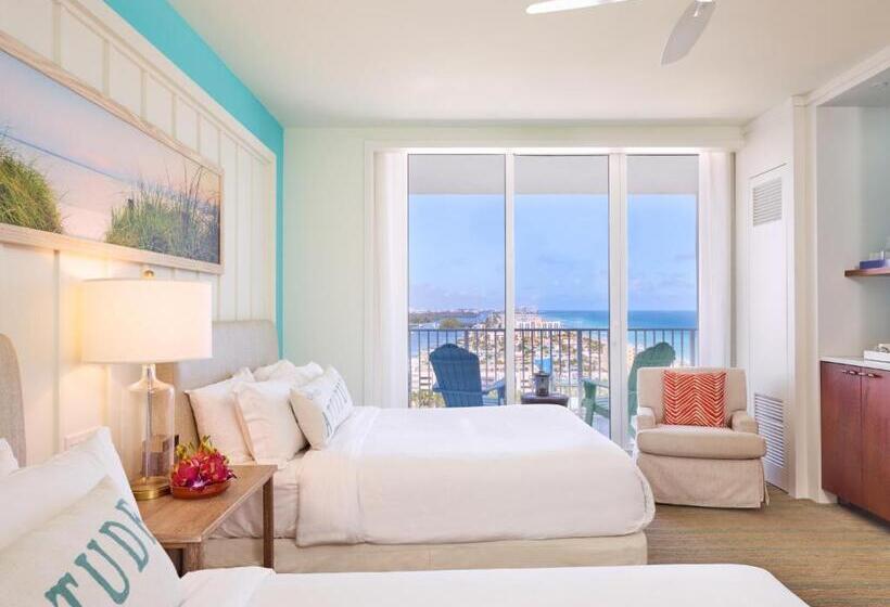 带观景的豪华间, Margaritaville Hollywood Beach Resort