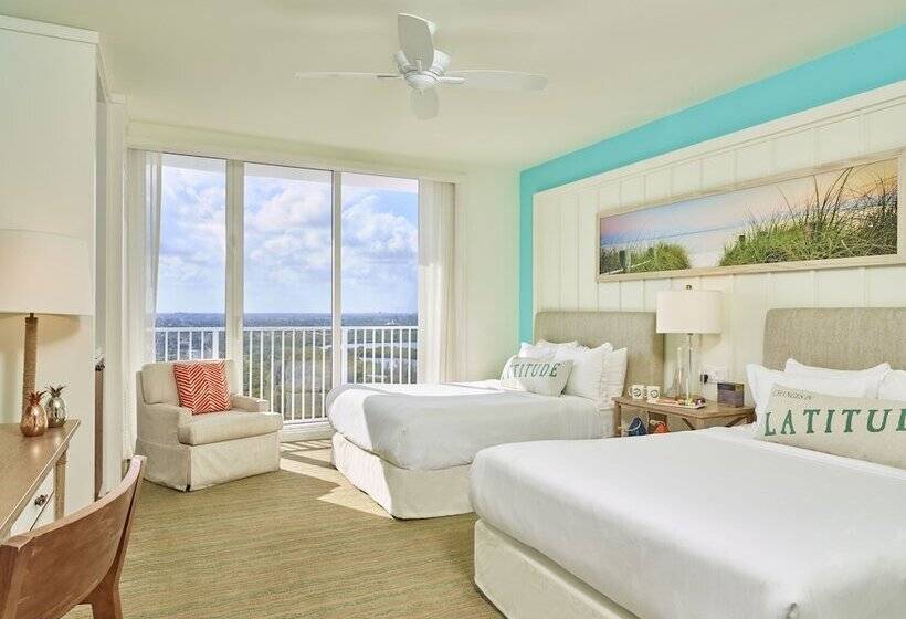 带2个双人床的标准工作室, Margaritaville Hollywood Beach Resort