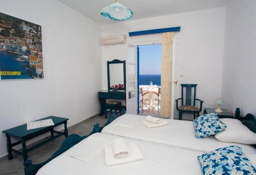 آپارتمان 1 خوابه با چشم‌انداز دریا, Arkas Inn