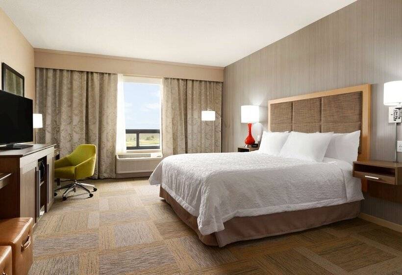 Номер Стандарт Кровать Кинг Адаптированный для Инвалидов, Hampton Inn By Hilton Edmonton/sherwood Park