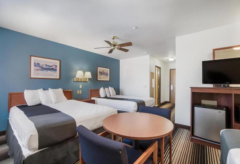 标准间带双人床, Americas Best Value Inn Green River