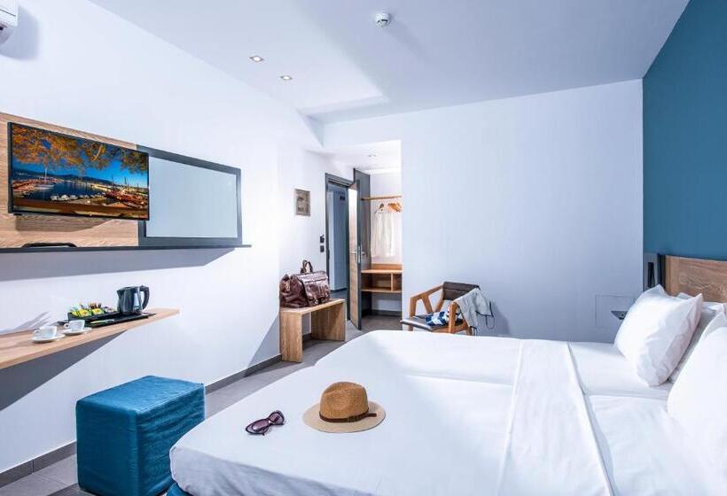 اتاق استاندارد سه تخته با بالکن, Infinity Blue Boutique Hotel & Spa   Adults Only