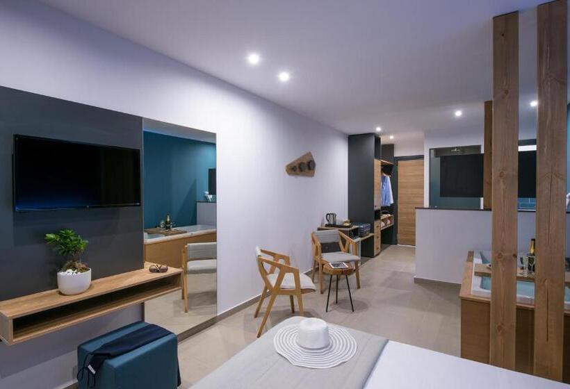 اتاق سوپریور با وان آب گرم, Infinity Blue Boutique Hotel & Spa   Adults Only