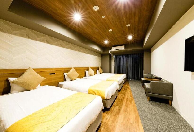 اتاق لوکس چهار تخته, Takuto Hotel Osaka Shinsaibashi