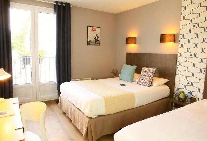 Трехместный Номер Классика, Logis Hôtels  Hôtel Marguerite D Anjou Angers Château