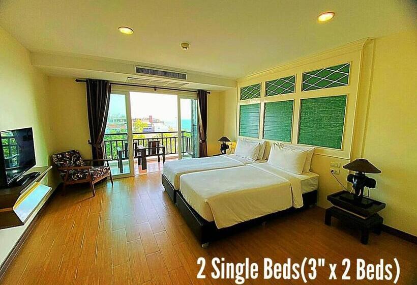 수피리어 룸 바다 전망, Royal Heritage Pavilion Jomtien