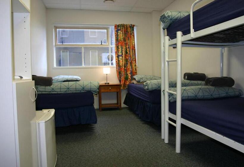 Quarto Quádruplo Estandar, Backpackers Central Hamilton