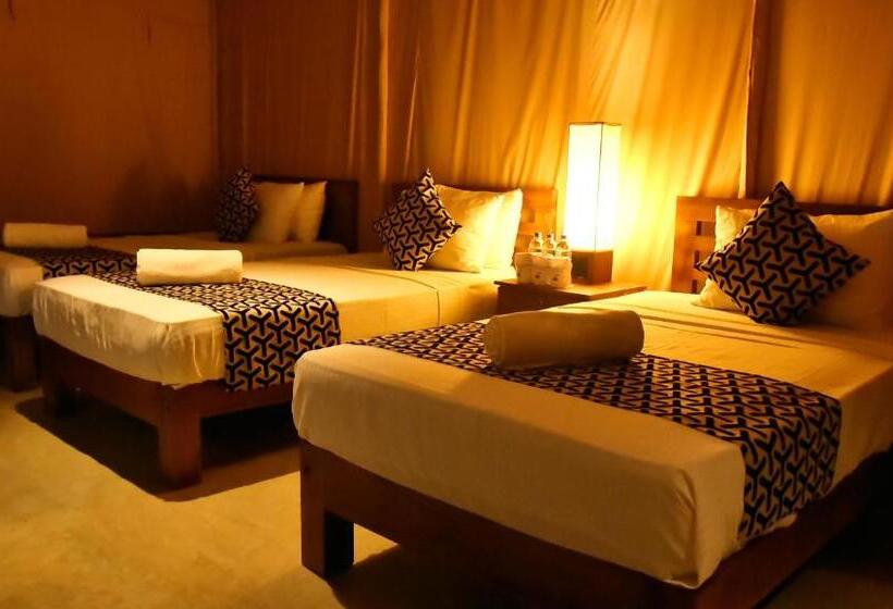 Economy Triple Room, Athgira River Camping   Udawalawe