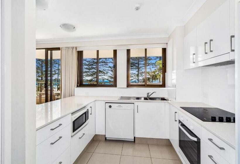 Апартаменты Deluxe 2 Спальни, Columbia Beachfront Apartments On Rainbow Bay