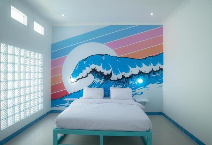 غرفة قياسية, Mad Monkey Kuta Lombok