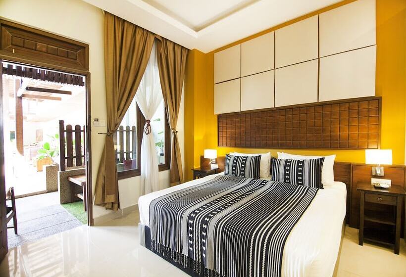 اتاق لوکس با چشم‌انداز استخر, Palette Telaga Terrace Boutique Resort