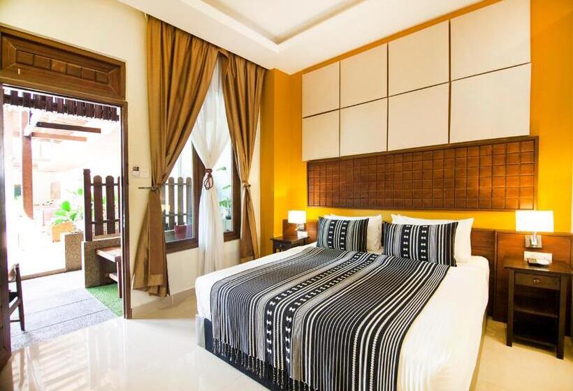 اتاق لوکس با چشم‌انداز استخر, Palette Telaga Terrace Boutique Resort