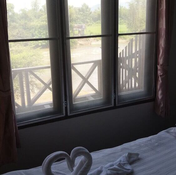 스탠다드 트리플 룸, Vang Vieng Eco Lodge