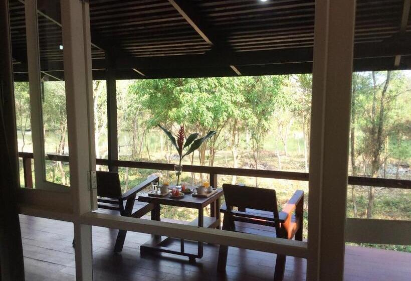 스탠다드 방갈로 정원 전망, Vang Vieng Eco Lodge
