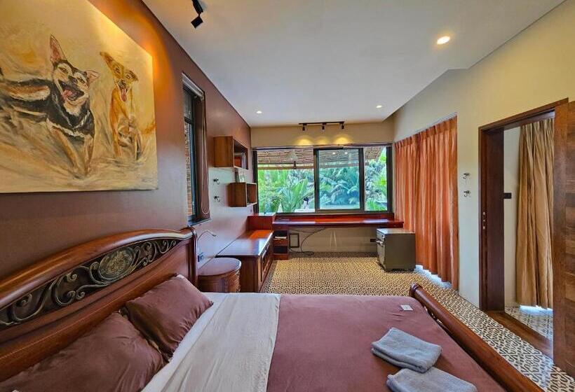 اتاق استاندارد با تخت بزرگ, Comfy Riverside Mekong Homestay Ben Tre