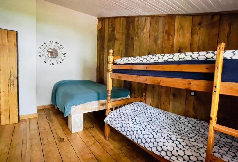 Четырехместный номер эконом класса с общей ванной комнатой, Carwyns Surf House