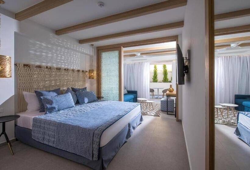 Люкс Кровать Кинг, Omiros Boutique Hotel   Adults Only