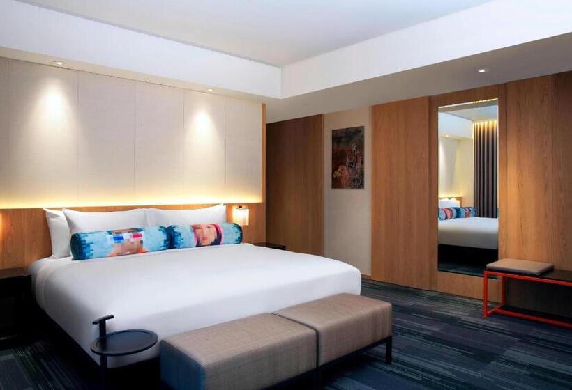اتاق استاندارد با تخت بزرگ, Aloft Taipei Zhongshan