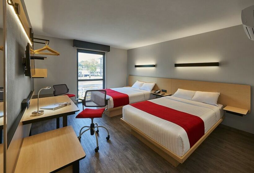 Номер Стандарт 2 Двуспальные Кровати, City Express Plus By Marriott Ciudad De México Periférico Sur Tlalpan