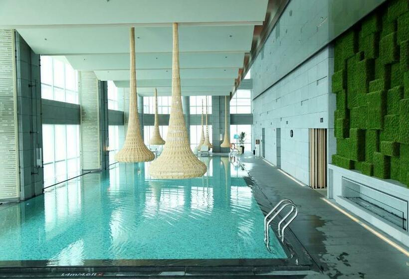 キングサイズベッドのエクゼクティブルーム, Shenzhen Marriott Hotel Nanshan