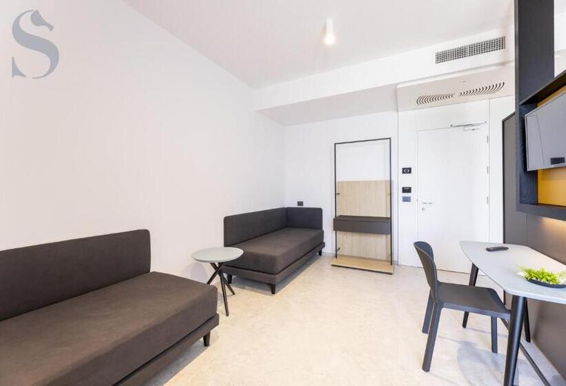 带海景标准四人间, Sud Hotel Pulsano