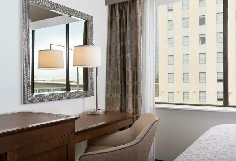 סטודיו סטנדרט, מיטה זוגית, Hampton Inn & Suites Dallas Downtown
