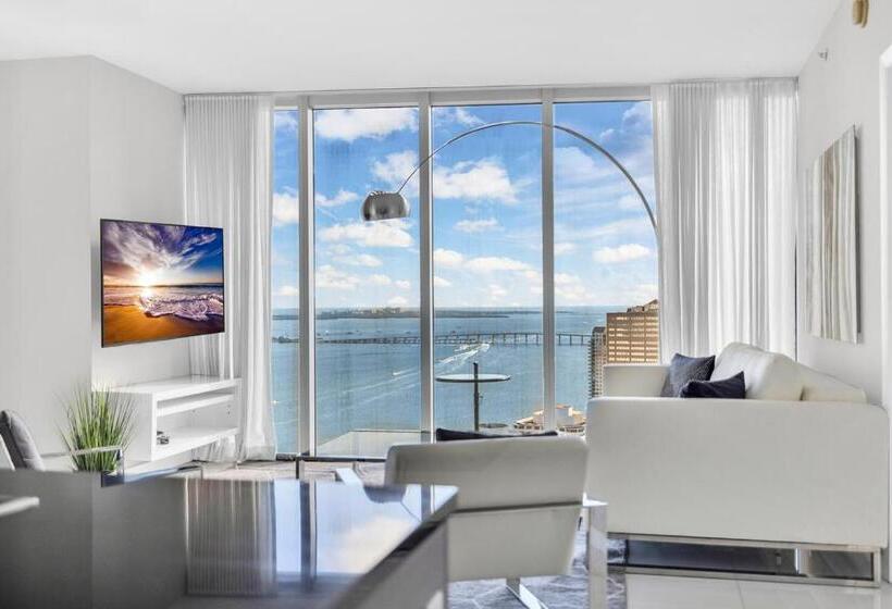 آپارتمان 1 خوابه با چشم‌انداز دریا, Icon Hotel W Large Suite 2bedroom Bay View