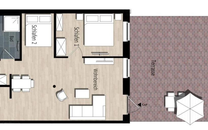 Апартаменты Superior 1 Спальня, Friesischer Hof