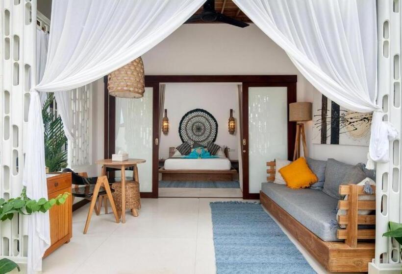 اتاق استاندارد با تراس, De Coco Bungalows