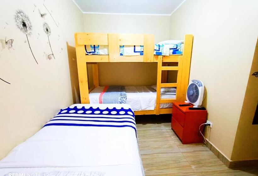 اتاق سه‌نفرۀ استاندارد با سرویس بهداشتی بیرون از اتاق, Hospedaje Welcome Paracas   2 Sucursal