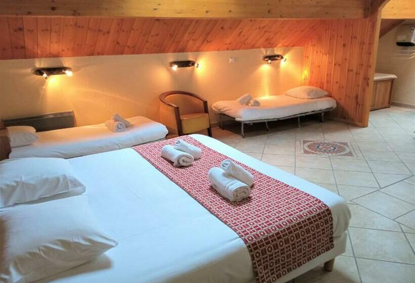 اتاق استاندارد چهار تخته, Hôtel Mont Thabor Serre Chevalier