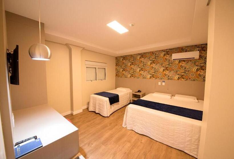 标准三人间, Hiber Hotel   Acesso A Chapecó