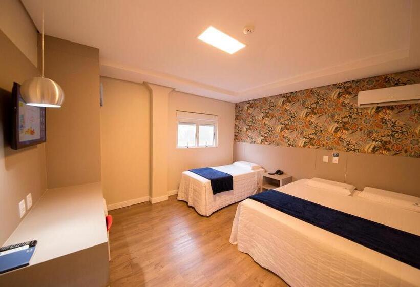 标准三人间, Hiber Hotel   Acesso A Chapecó