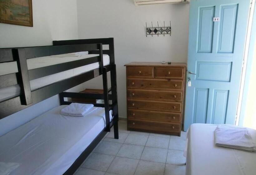 ベーシックトリプルルーム, Santorini Camping & Hostel